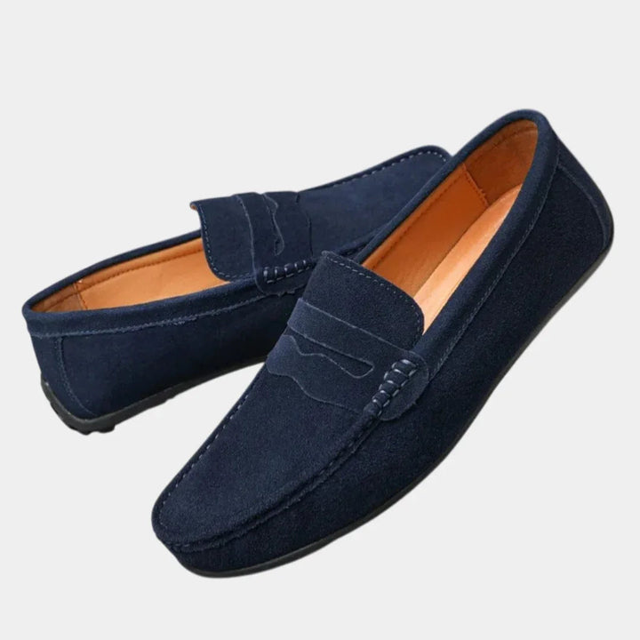 Patrice | Chikke ruskindsloafers