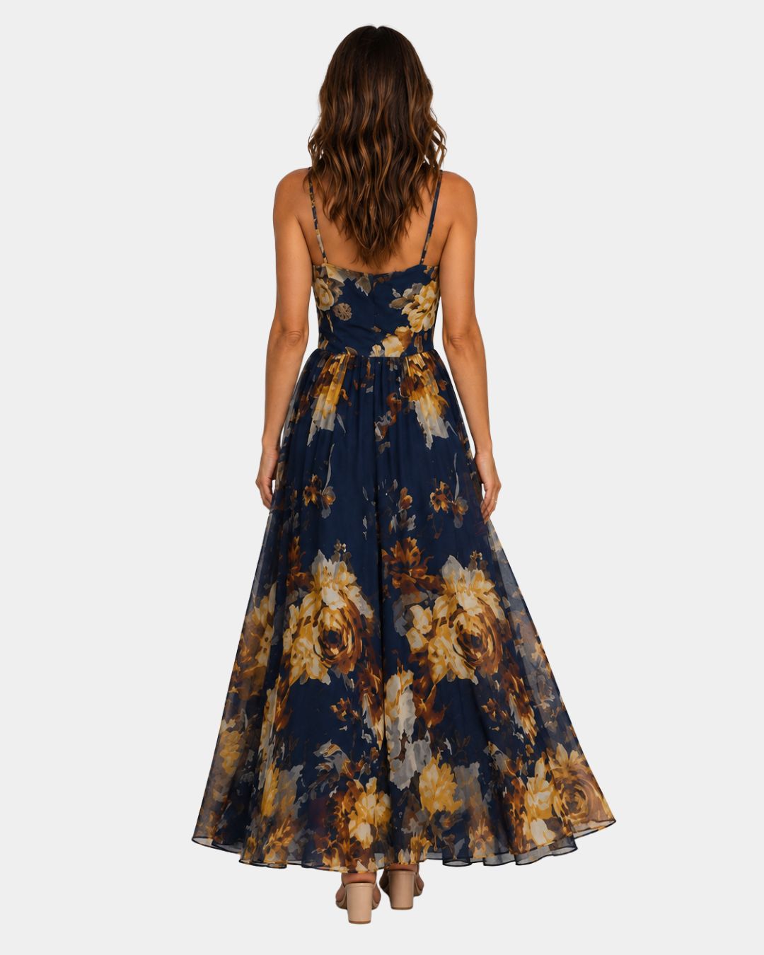 Bertholine | Blomstret maxikjole