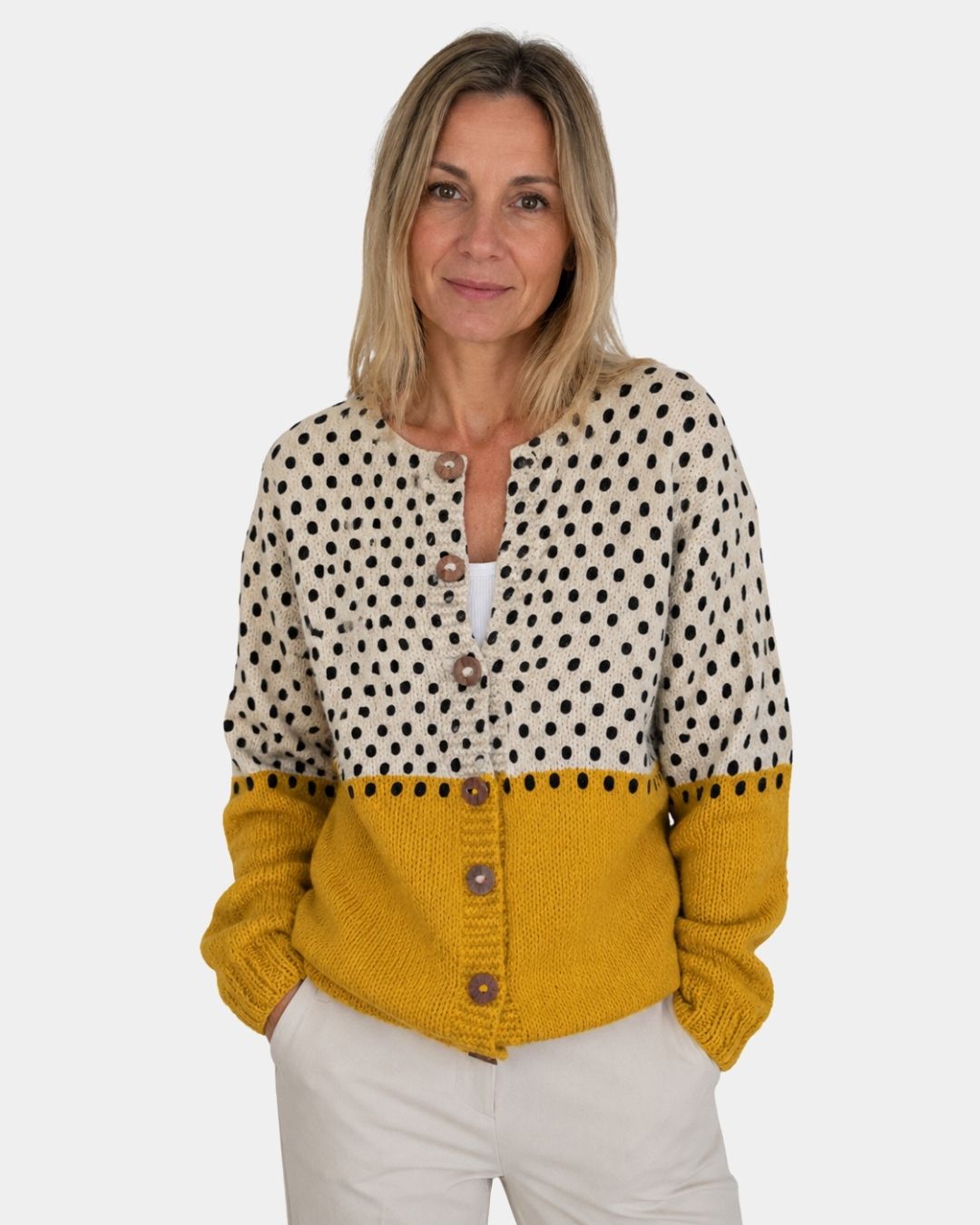 Junella | Vintage-cardigan i strik