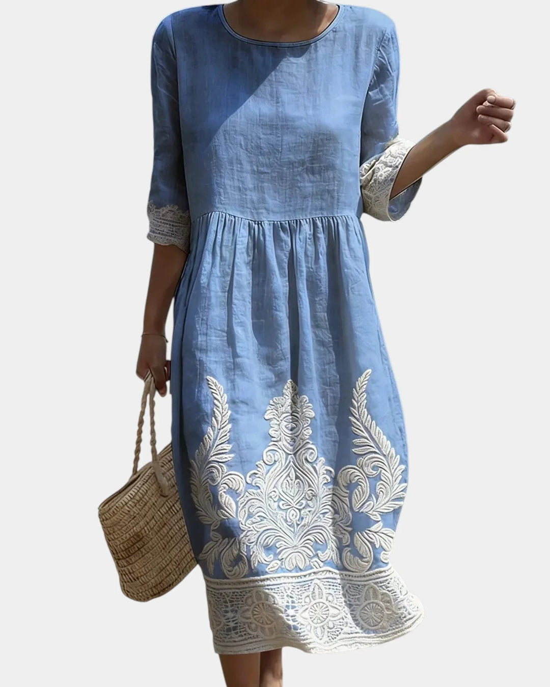 Isoline | Elegant blomstret kjole