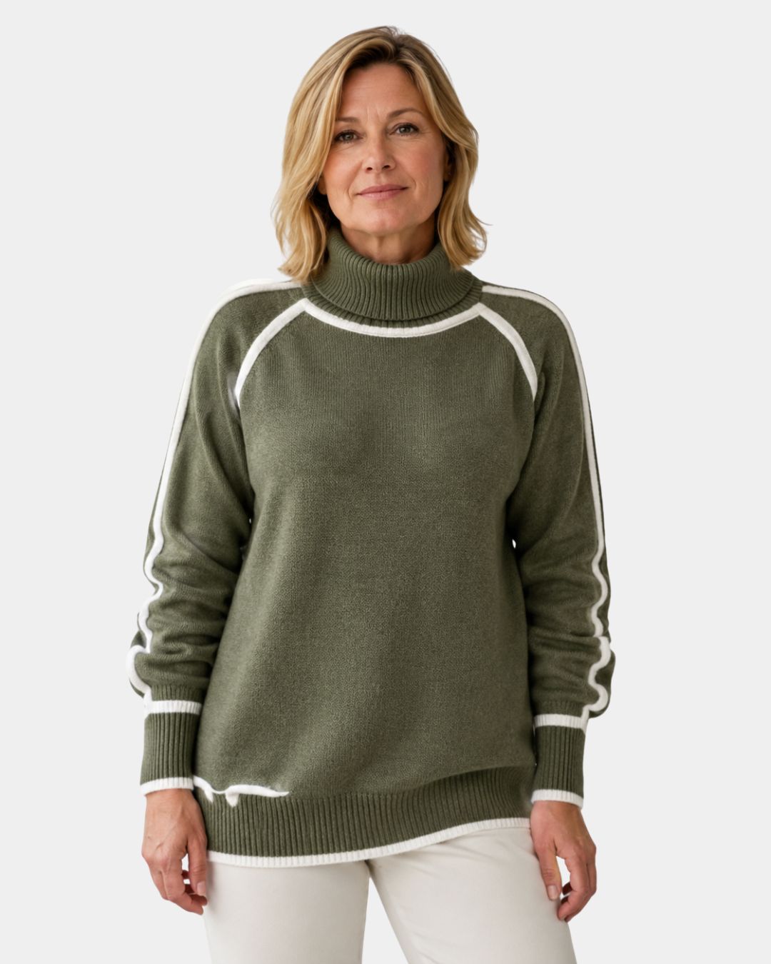 Kaylee | Elegant sweater med høj hals