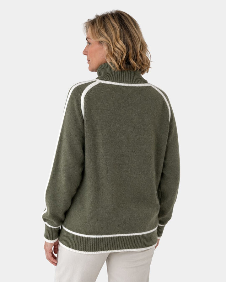 Kaylee | Elegant sweater med høj hals