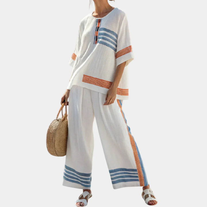 Donatella | Sofistikeret orange sæt