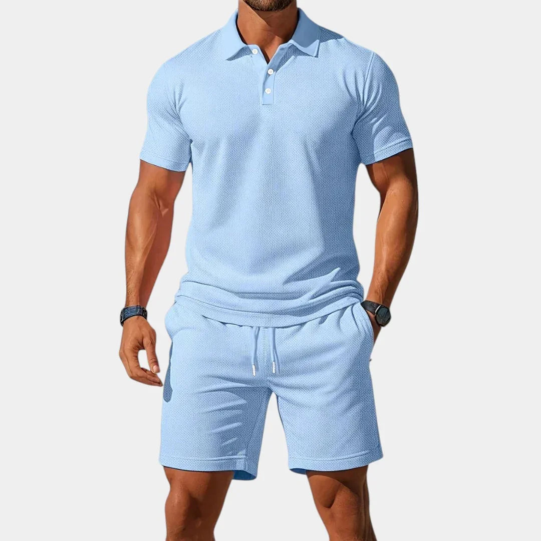 Vincent | Elegant sæt med polo og shorts