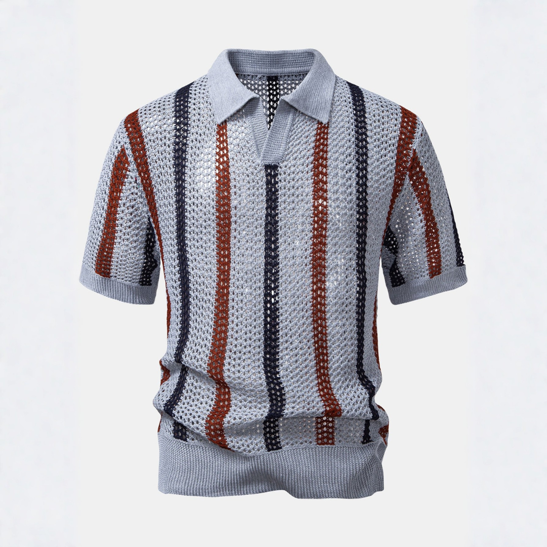 Xavier | Polo med V-hals og shorts