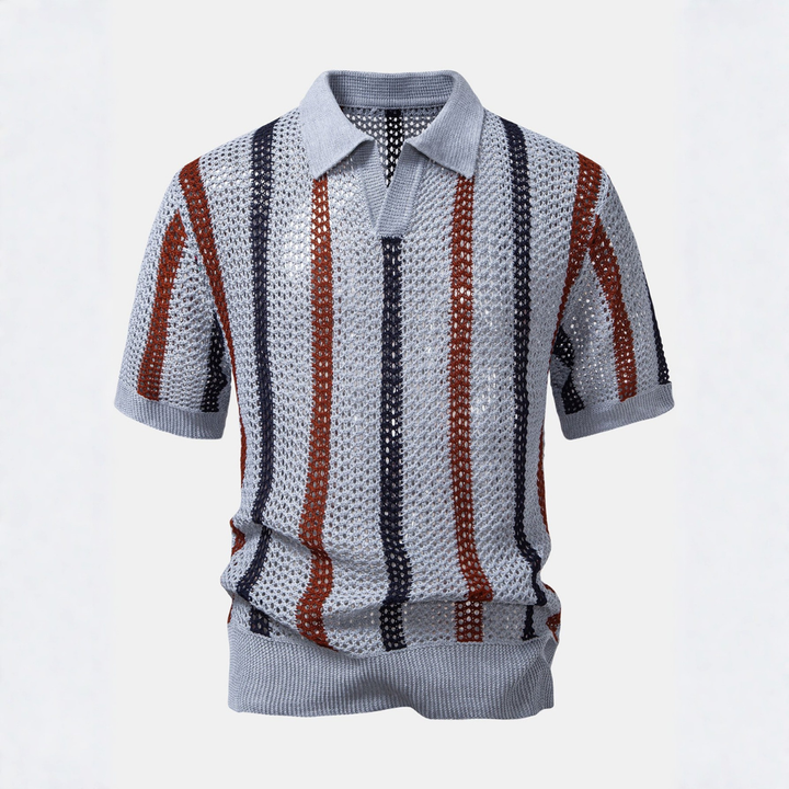 Xavier | Polo med V-hals og shorts