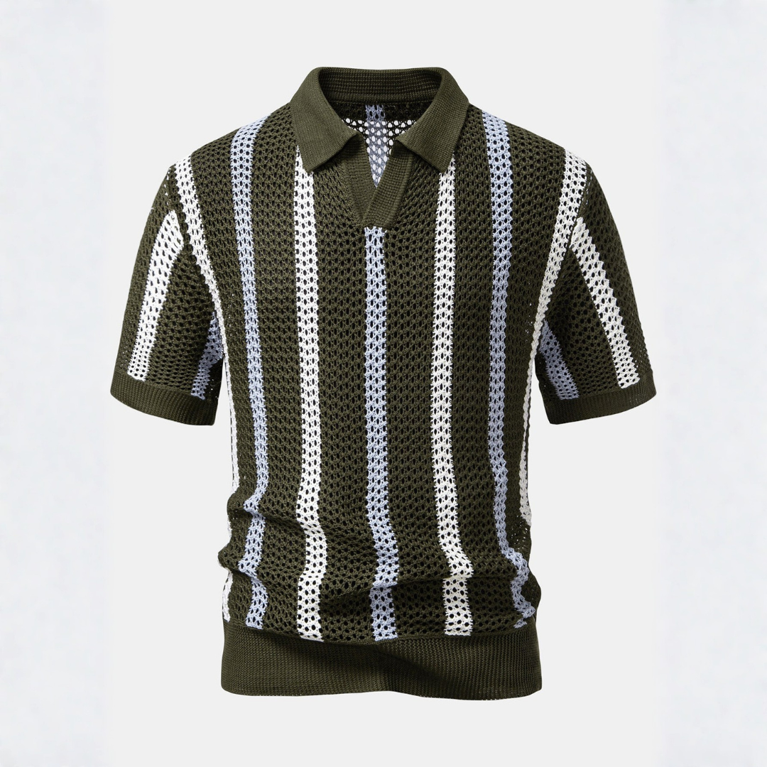 Xavier | Polo med V-hals og shorts