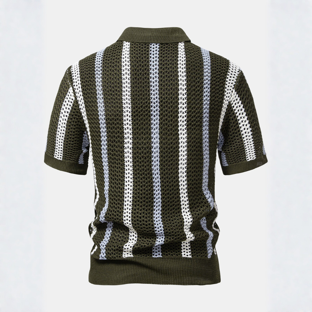 Xavier | Polo med V-hals og shorts