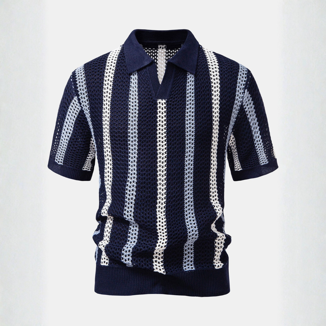 Xavier | Polo med V-hals og shorts
