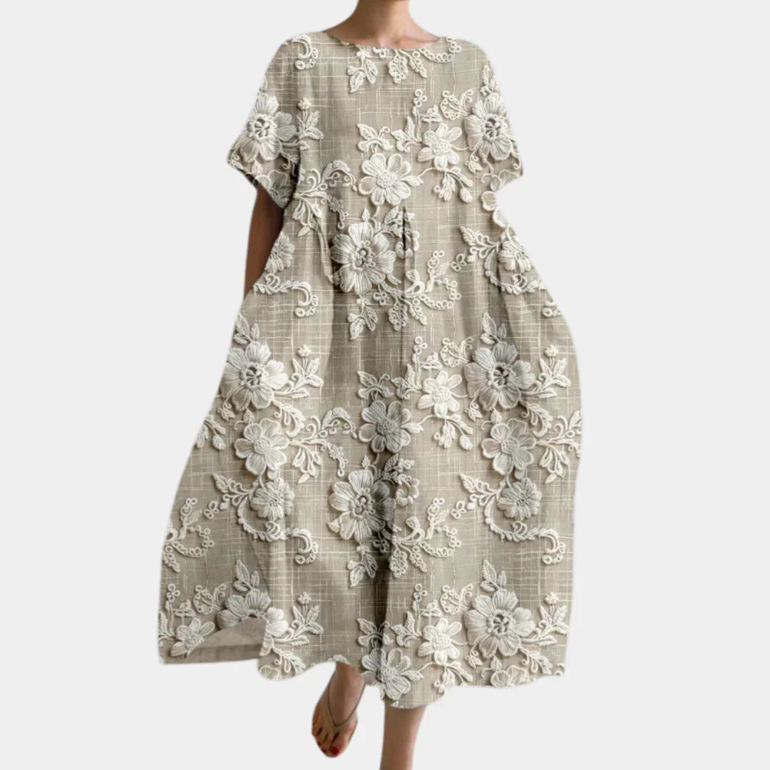 Olivia | Kjole med blomsterprint