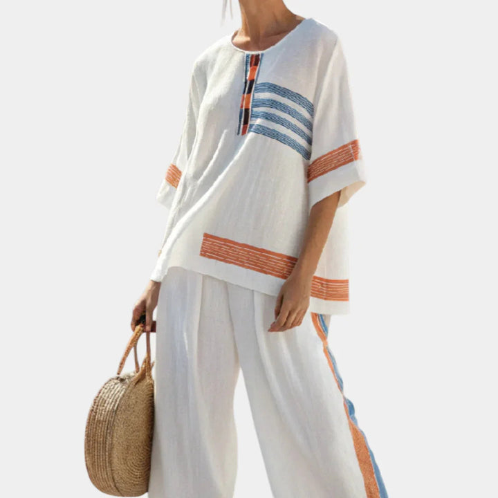 Donatella | Sofistikeret orange sæt