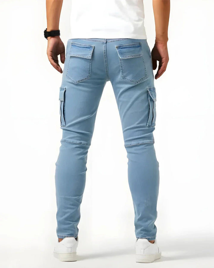 Jean | Elastiske cargobukser