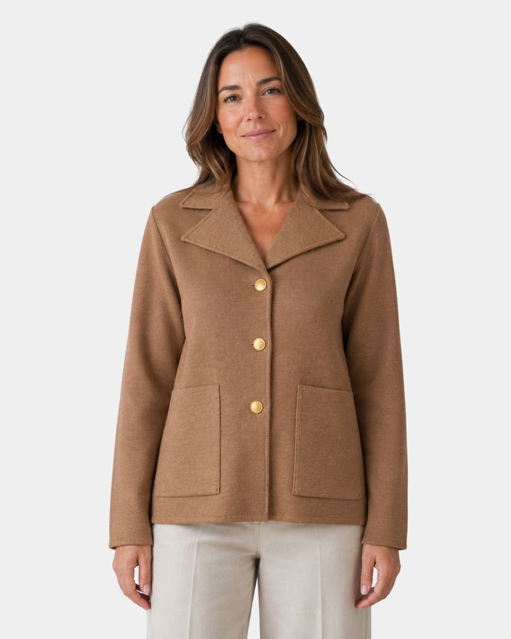 Celine | Strikcardigan i merinould
