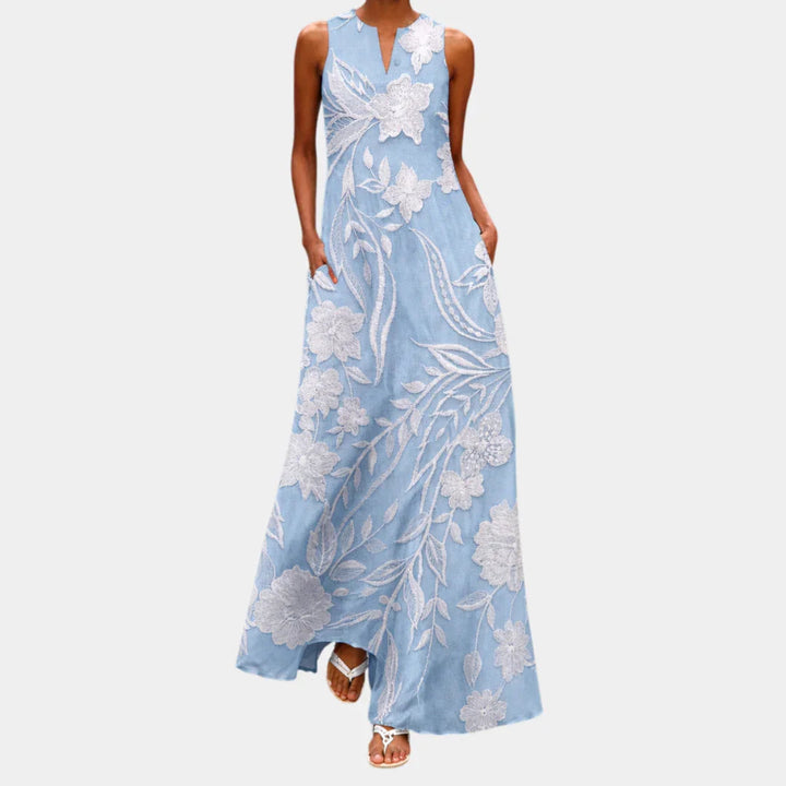 Camila | Luksuriøs kjole med print