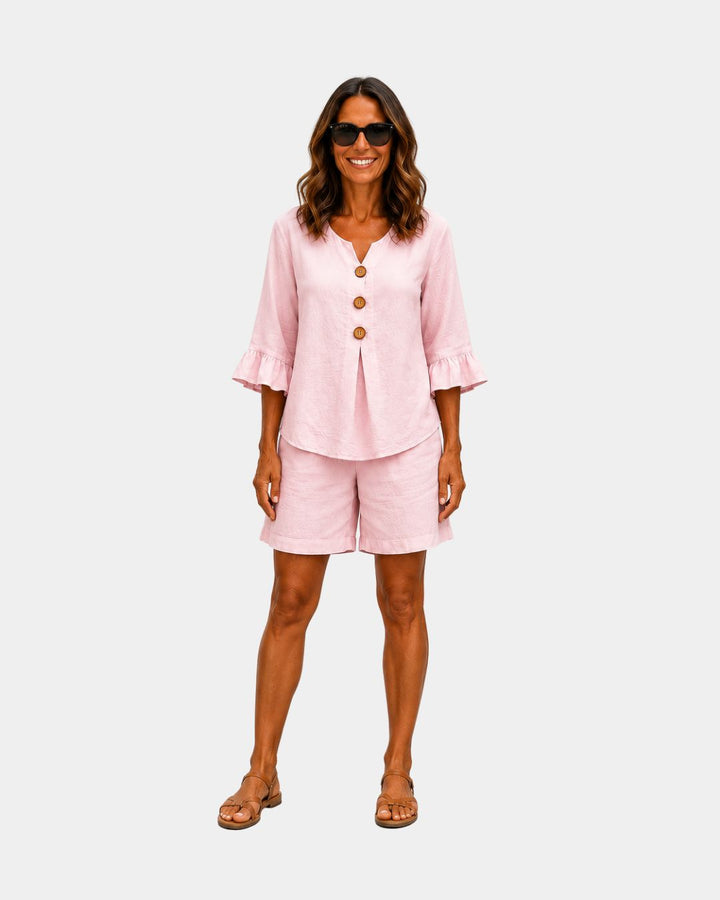 Auberte | Sæt med shorts og bluse