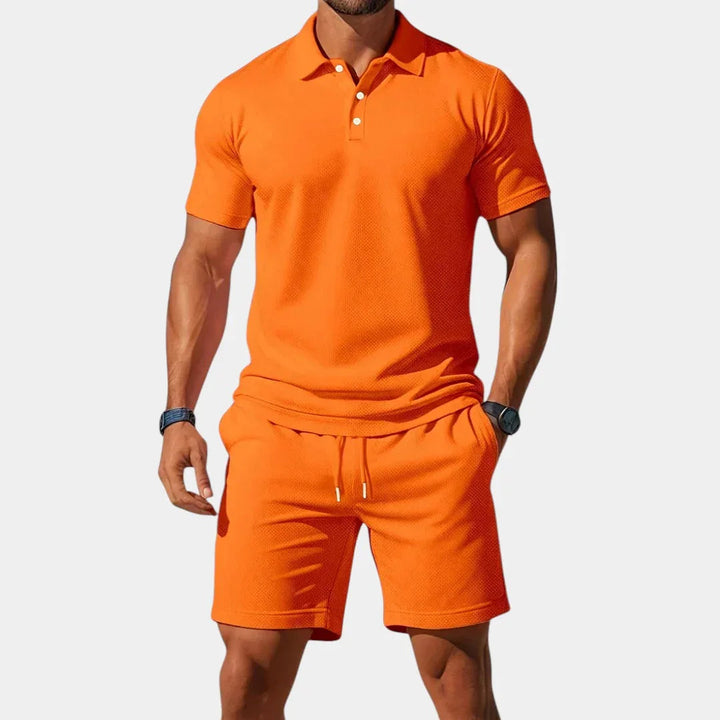 Vincent | Elegant sæt med polo og shorts