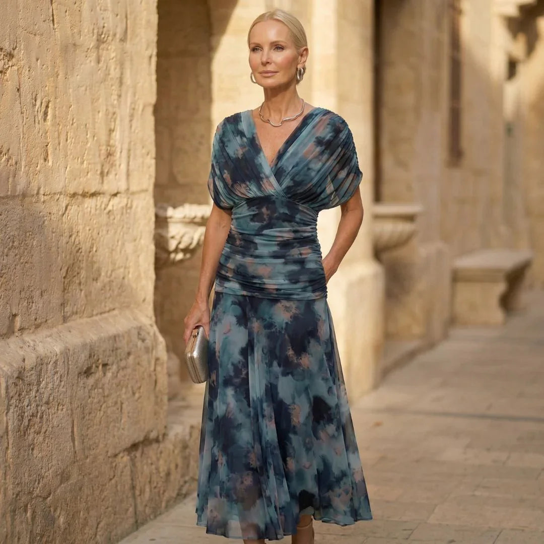 Ciliane | Elegant blå kjole