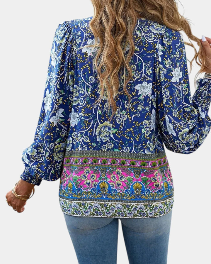 Jany | Blomstret bluse