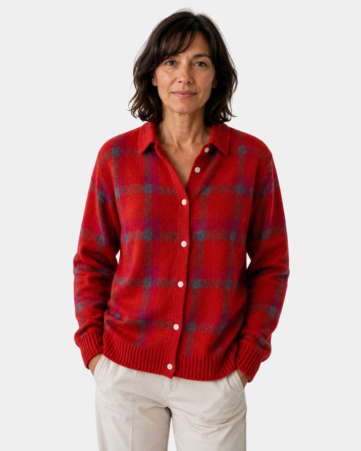 Camille | Behagelig uldcardigan
