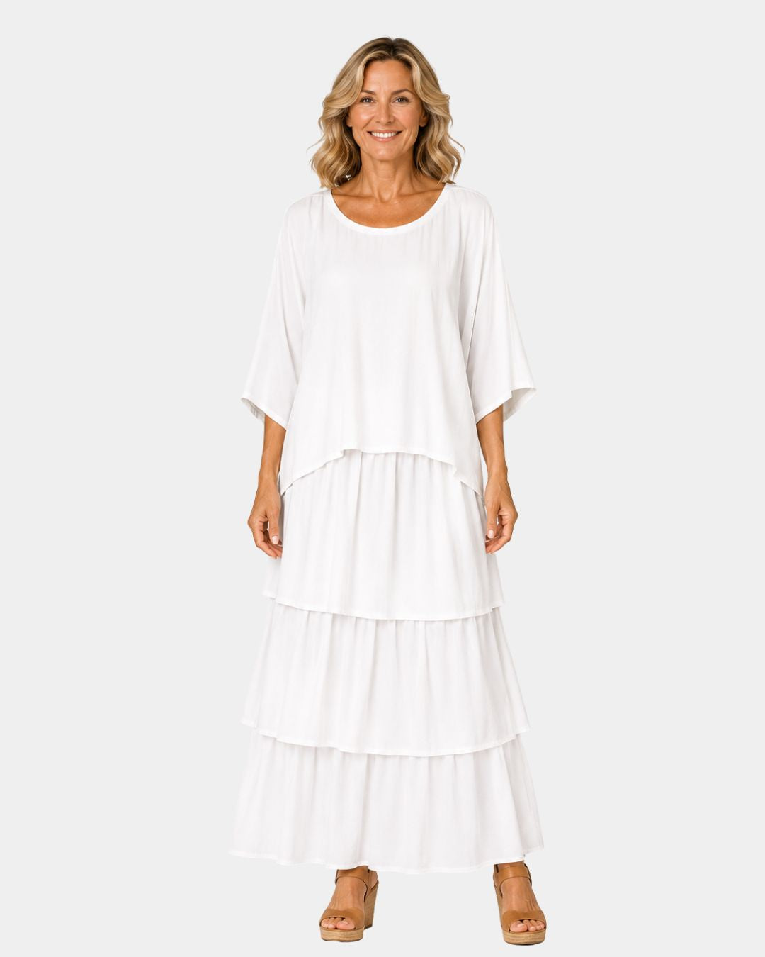 Agnès | Elegant flydende maxikjole