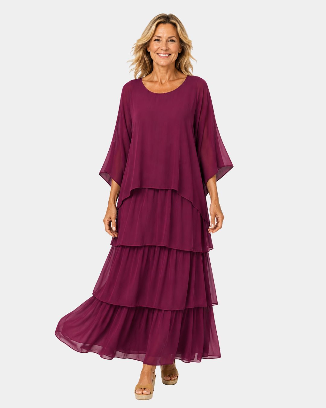 Agnès | Elegant flydende maxikjole
