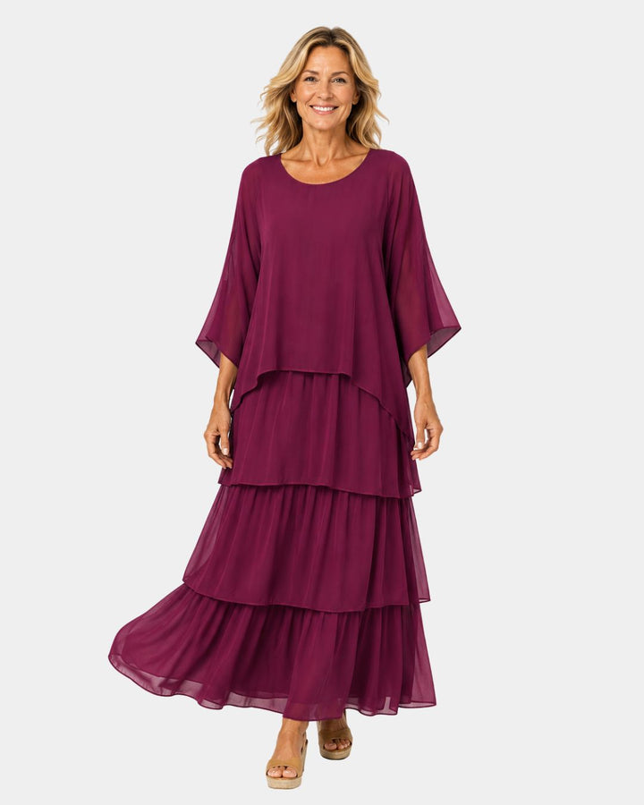 Agnès | Elegant flydende maxikjole