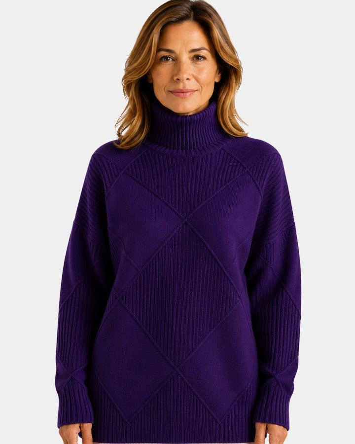 Lauren | Luksuriøs sweater med høj hals