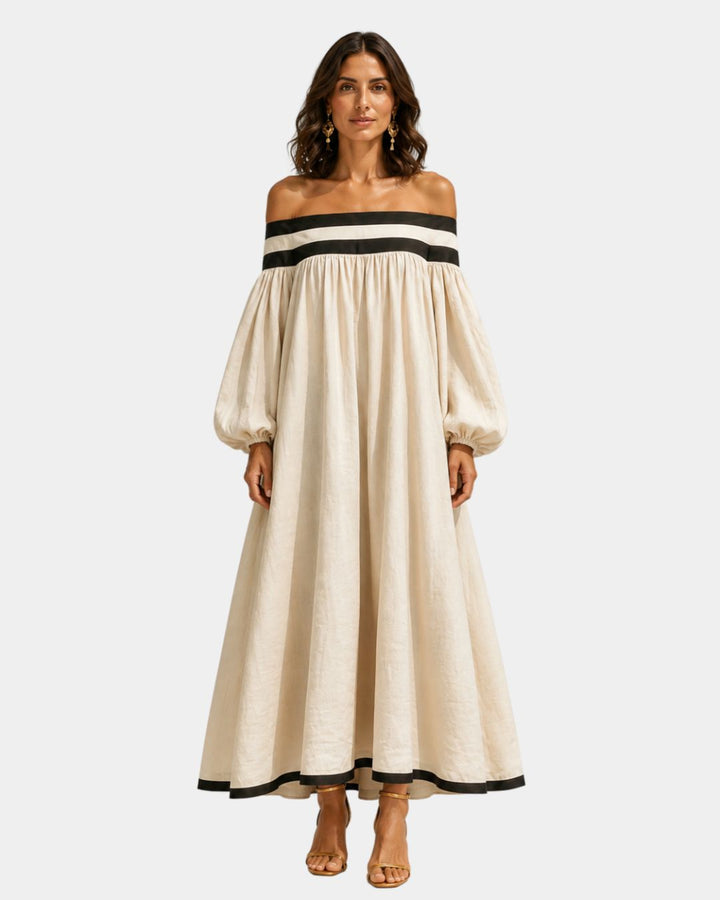 Cindy | Off-shoulder maxikjole