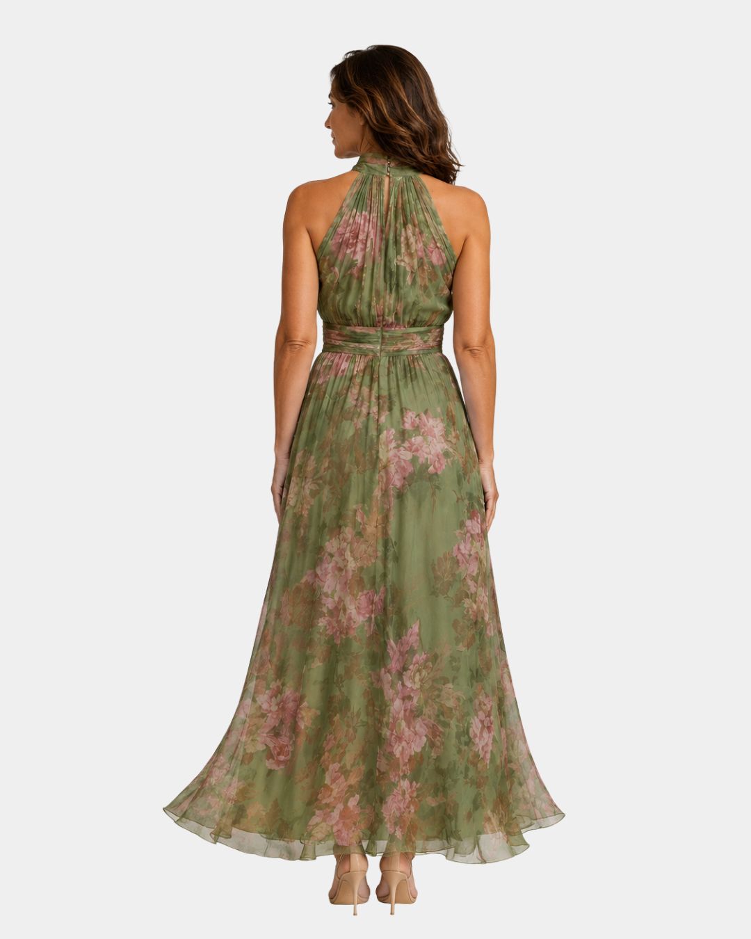 Maïa | Elegant lang blomstret kjole