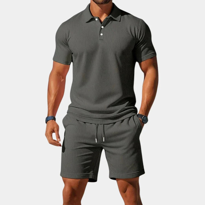 Vincent | Elegant sæt med polo og shorts