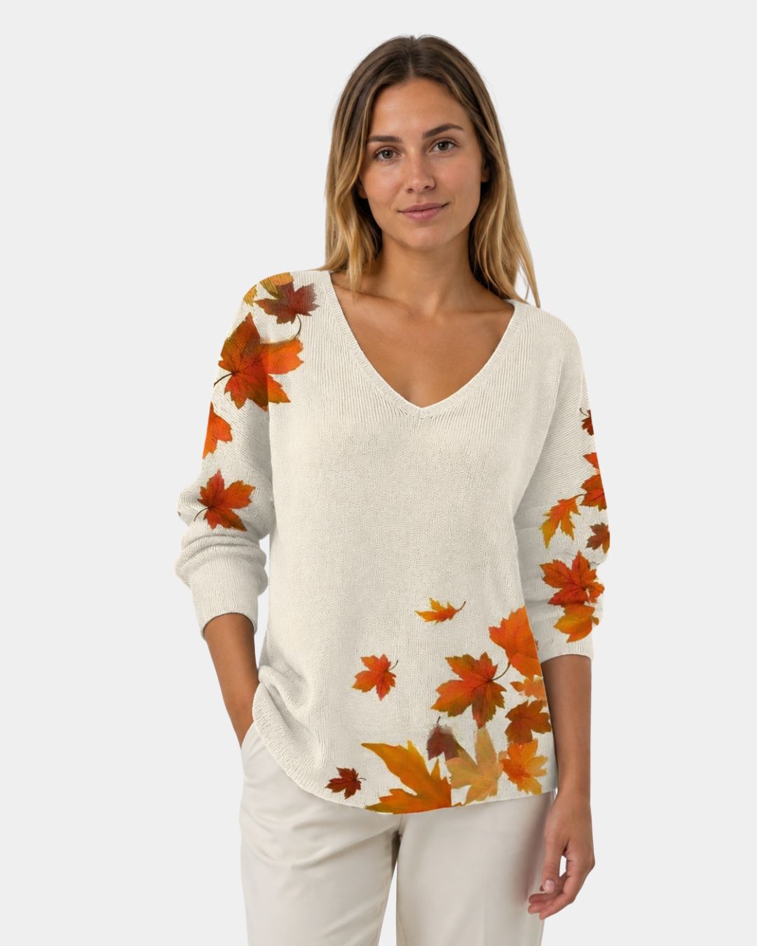 Celeste | Sweater med V-hals