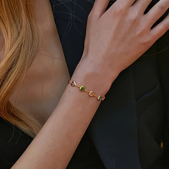 Elle | Unikt hjerteformet armbånd
