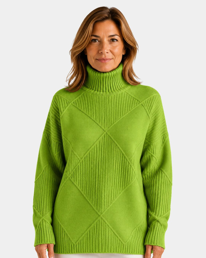 Lauren | Luksuriøs sweater med høj hals