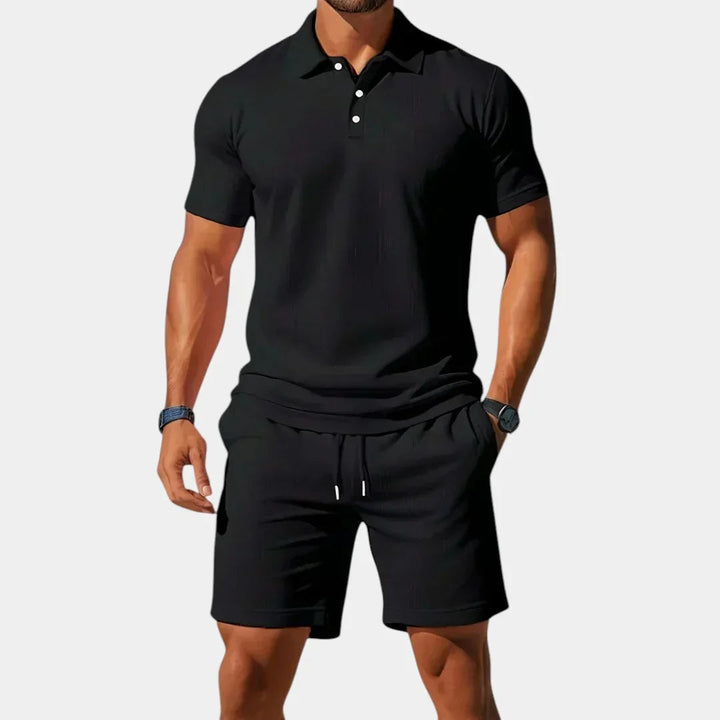 Vincent | Elegant sæt med polo og shorts