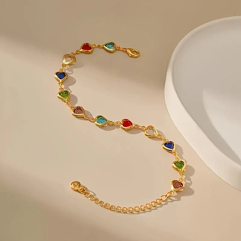 Elle | Unikt hjerteformet armbånd