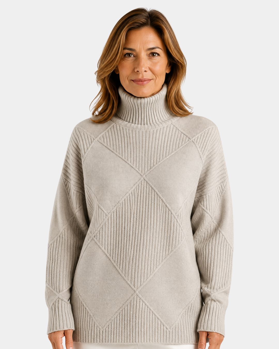 Lauren | Luksuriøs sweater med høj hals