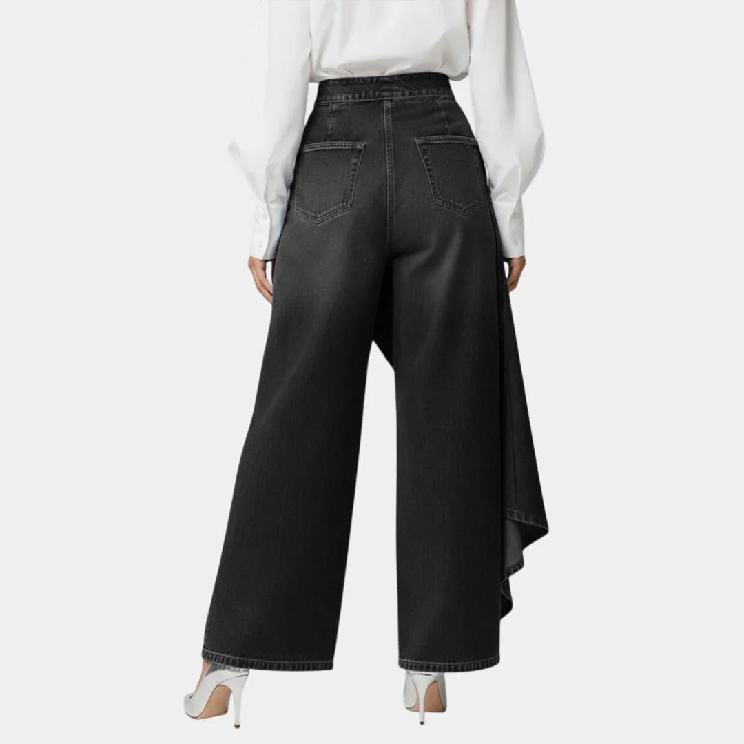 Martina | Højtaljede jeans med vide ben