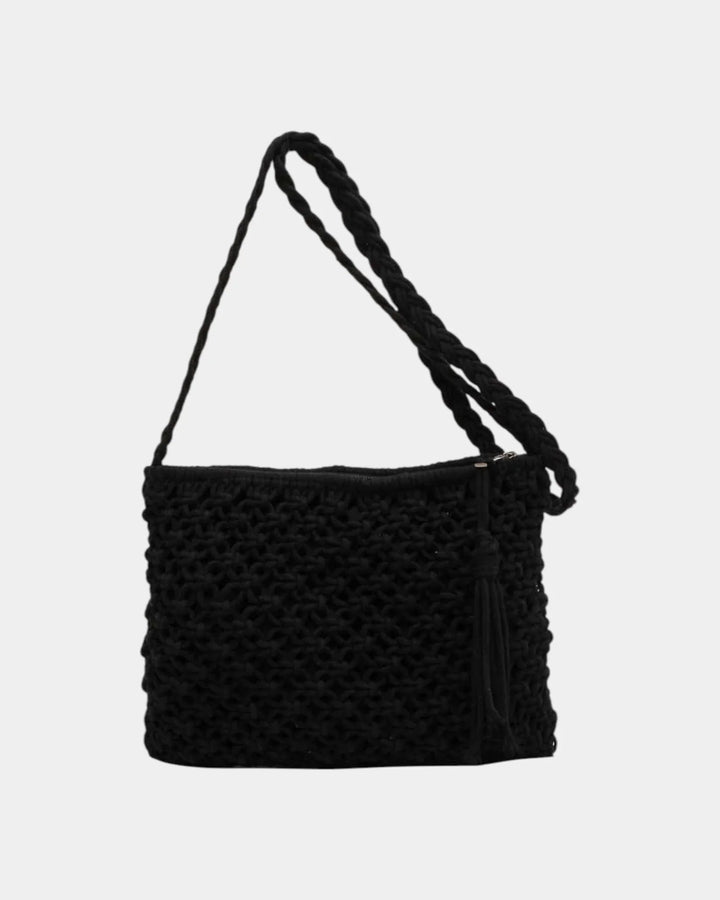 Patricia | Crossbody-taske med vævet look