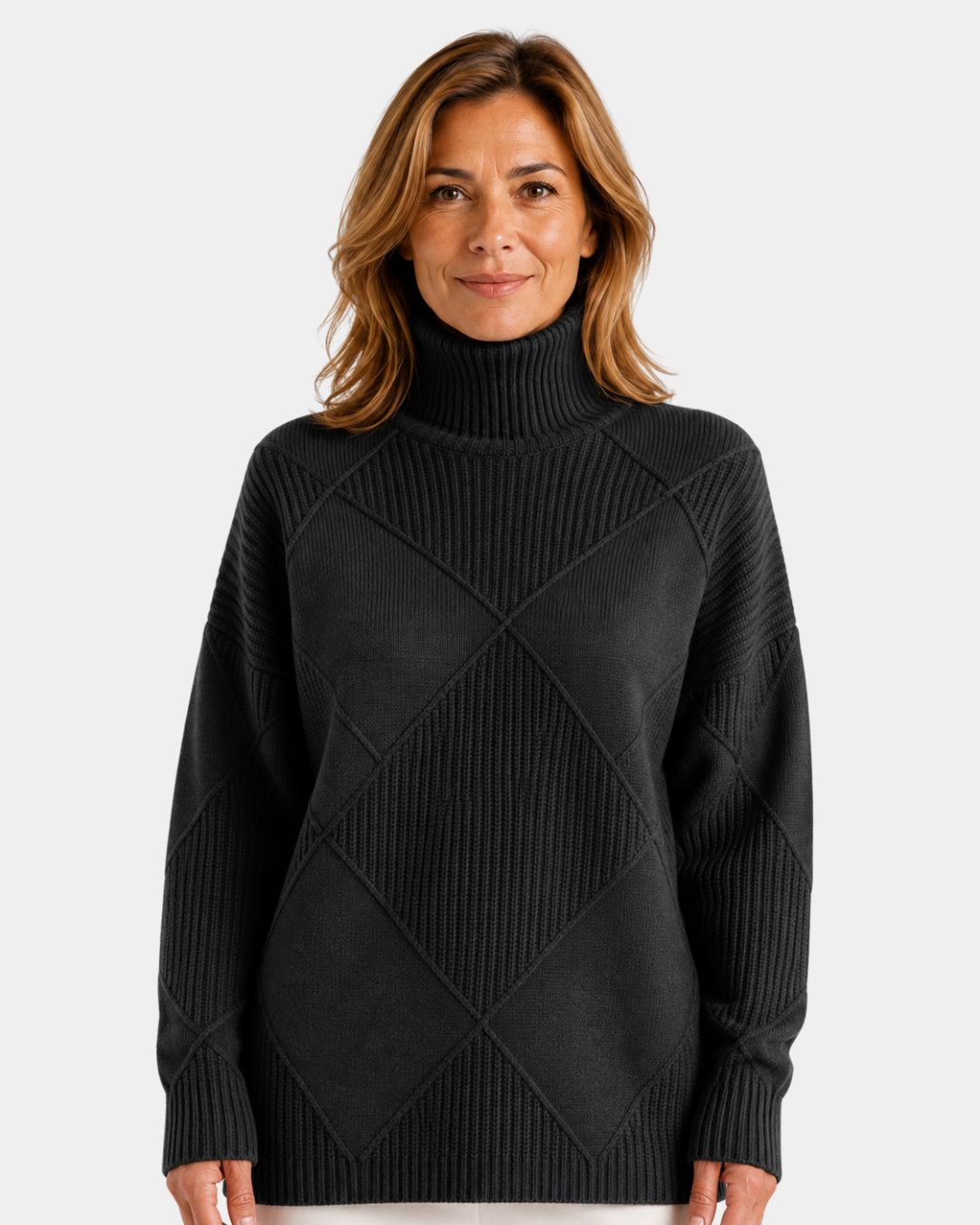 Lauren | Luksuriøs sweater med høj hals