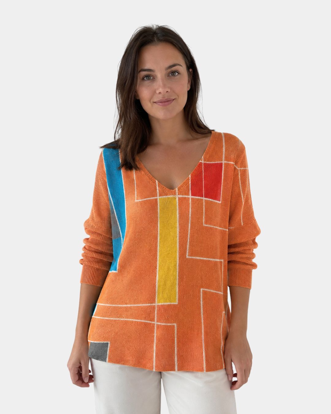 Juliette | Sweater med V-hals