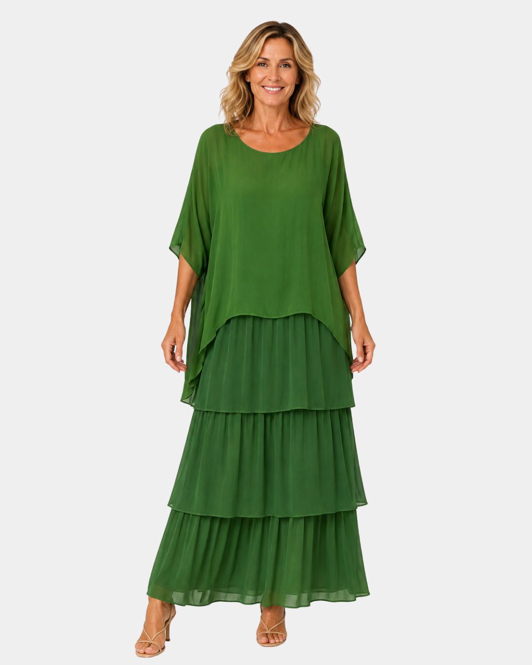 Agnès | Elegant flydende maxikjole