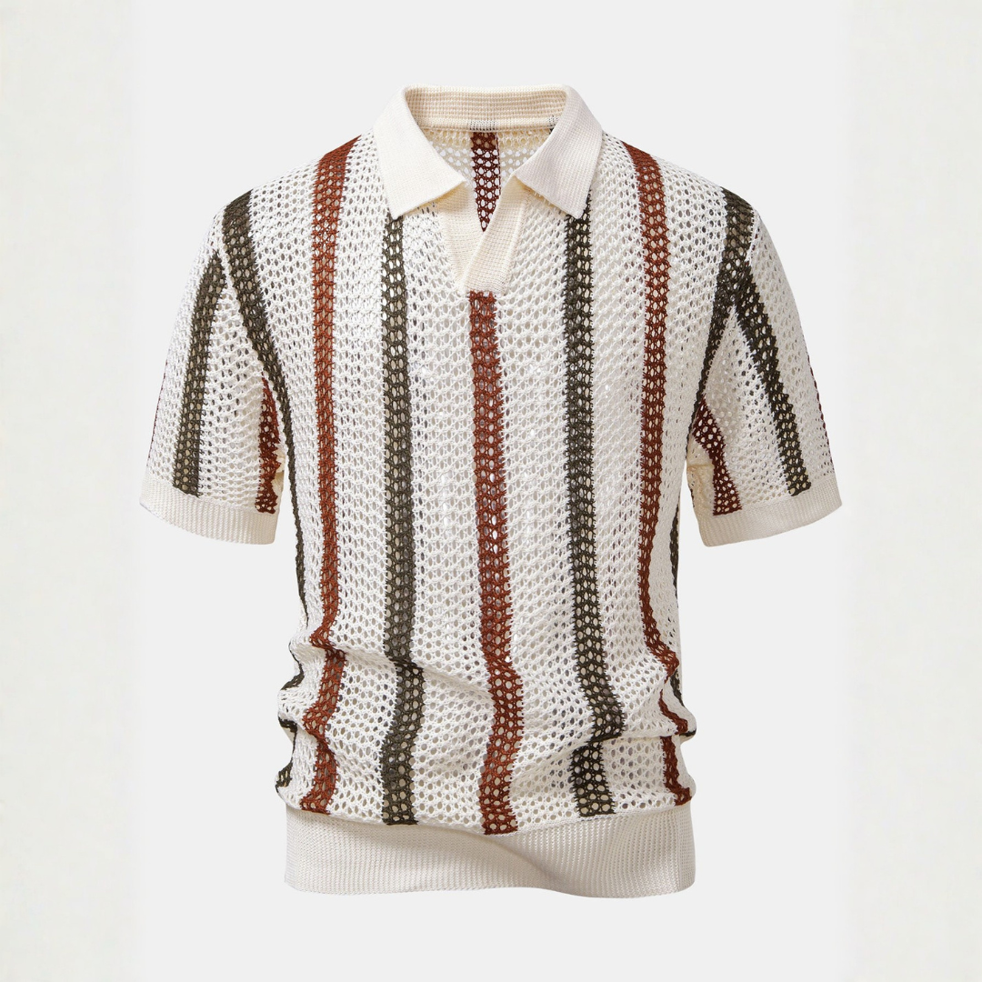 Xavier | Polo med V-hals og shorts