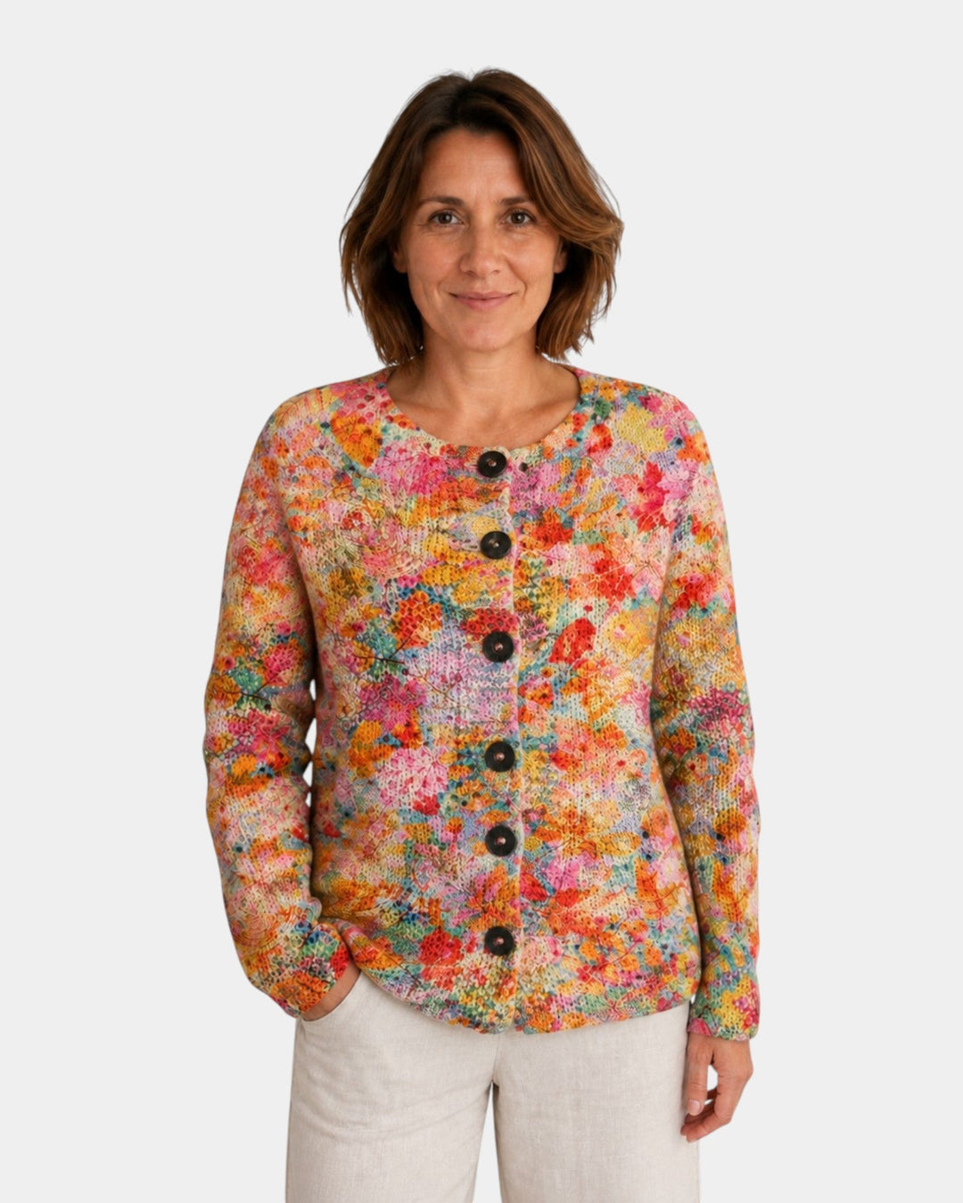 Helena | Vintage-cardigan i strik