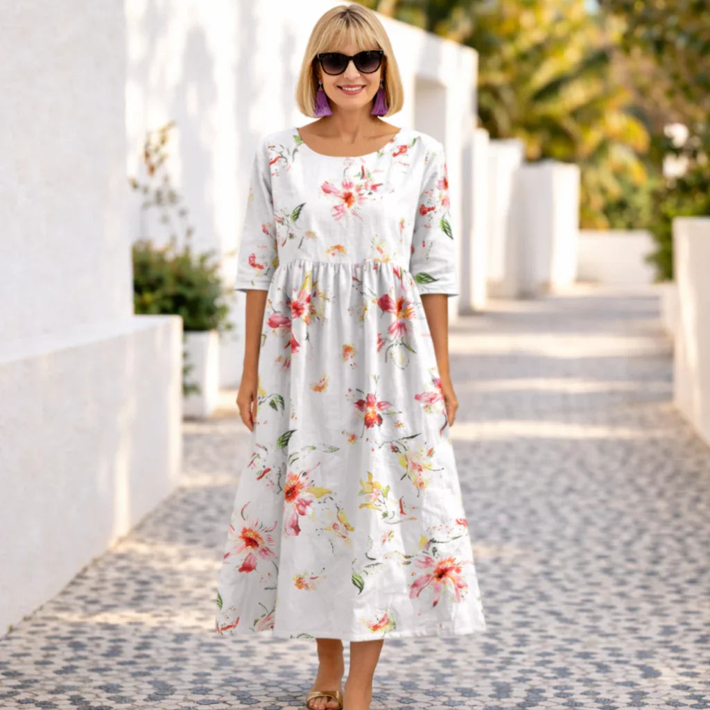 Mary | Blomstret sommerkjole
