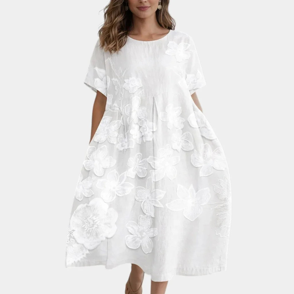 Aurora | Elegant blomstret kjole