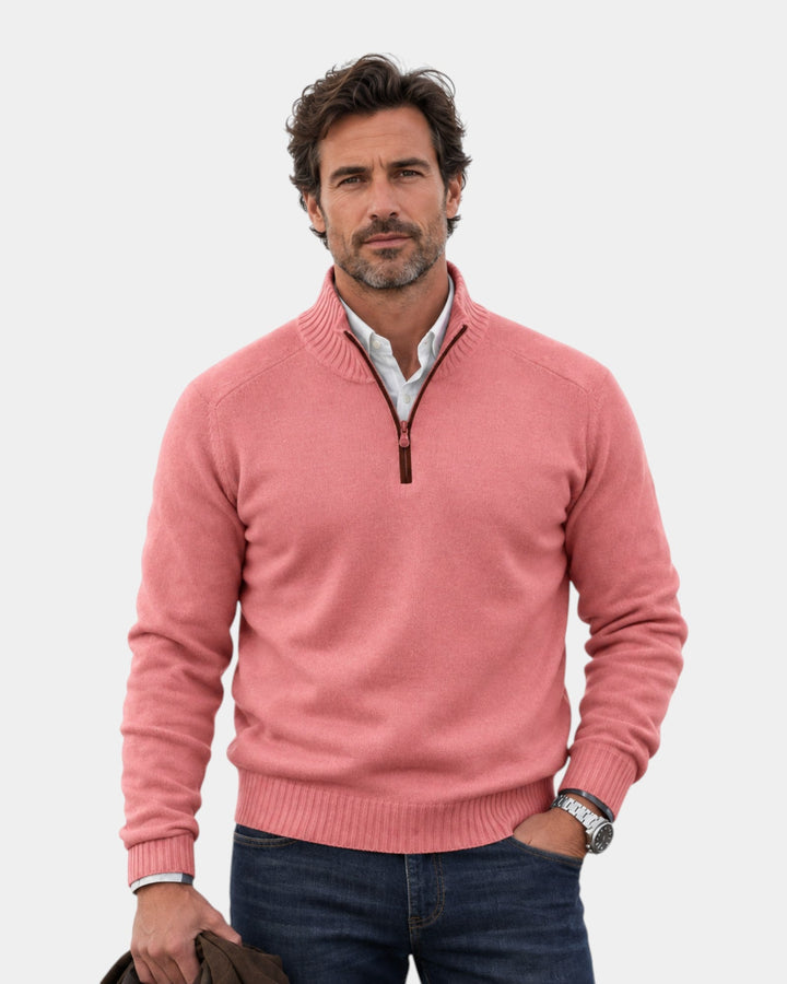Malik | Elegant sweater med lynlås