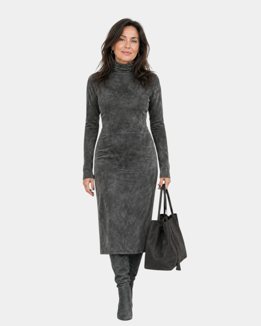 Sara | Midikjole i velour