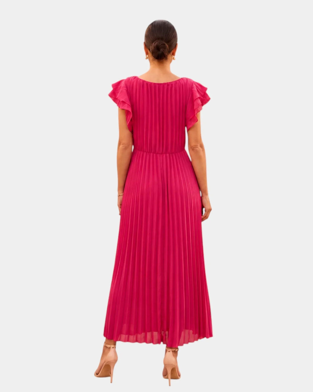 Wiam | Elegant plisseret maxikjole