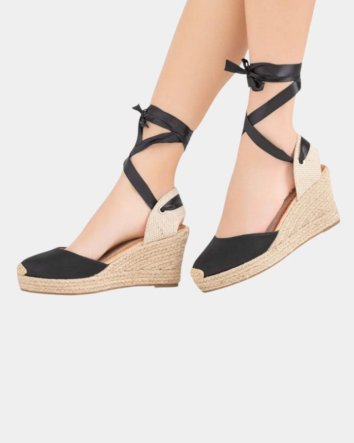 Denise | Espadriller med høj hæl
