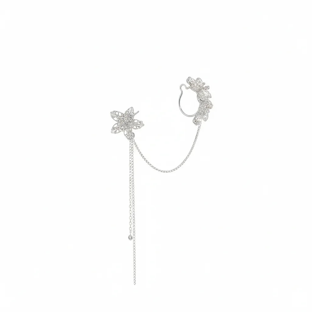 Eden | Ear cuff med blomst